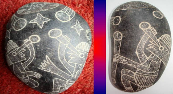 Περού: Ένα από τα μεγαλύτερα αινίγματα – Οι πέτρες Ica απεικονίζουν ανθρώπους να συνυπάρχουν με δεινόσαυρους (φωτό]