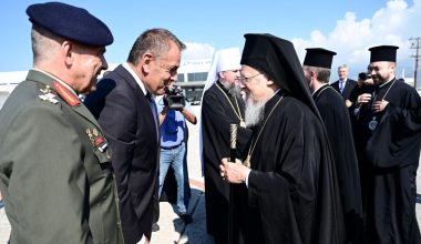 Ν.Παναγιωτόπουλος: Υποδέχθηκε στην Καβάλα τον Παναγιώτατο Οικουμενικό Πατριάρχη Βαρθολομαίο