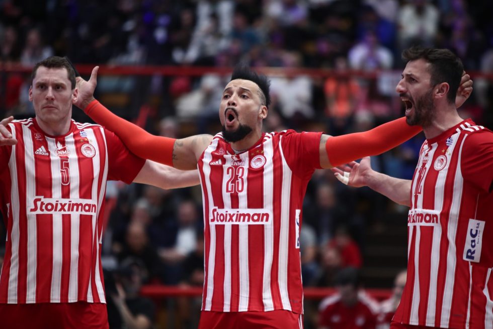 Κύπελλο βόλεϊ Ανδρών: Ο Ολυμπιακός νίκησε εύκολα τον Μίλωνα και προκρίθηκε στον τελικό του Final-4 (3-0)