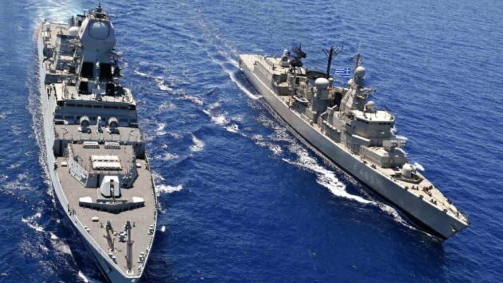 Πραγματοποιήθηκε συνεκπαίδευση του Πολεμικού Ναυτικού με πλοίο του Ινδικού Ναυτικού