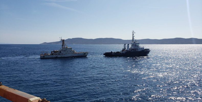 Άλλα δύο περιπολικά σκάφη κλάσης Island για το ΠΝ – Ήρθαν ρυμουλκούμενα από το Λαύριο