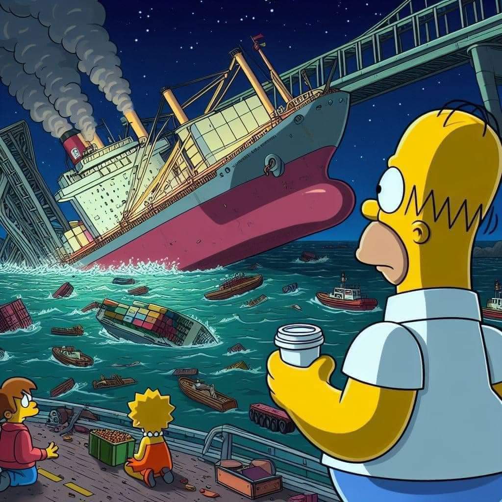 Οι «The Simpsons» είχαν… «προβλέψει» την κατάρρευση της γέφυρας στη Βαλτιμόρη (φώτο-βίντεο)