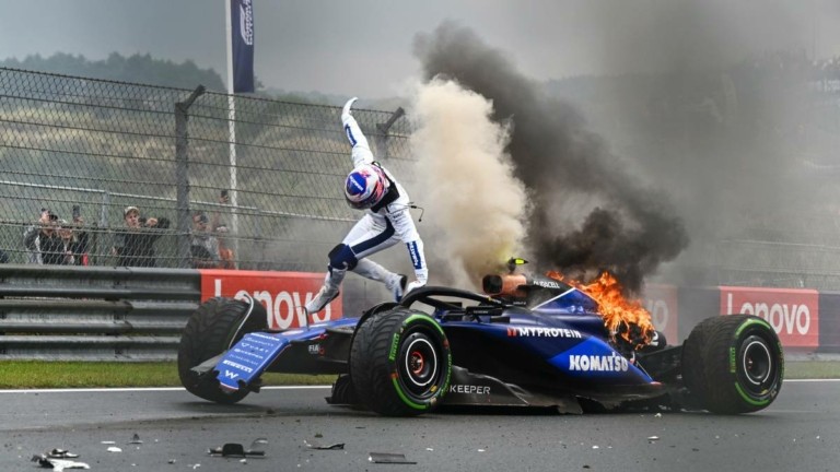 Formula 1: Τρομακτικό ατύχημα στην Ολλανδία – Τυλίχτηκε στις φλόγες το μονοθέσιο του Σάρτζεντ