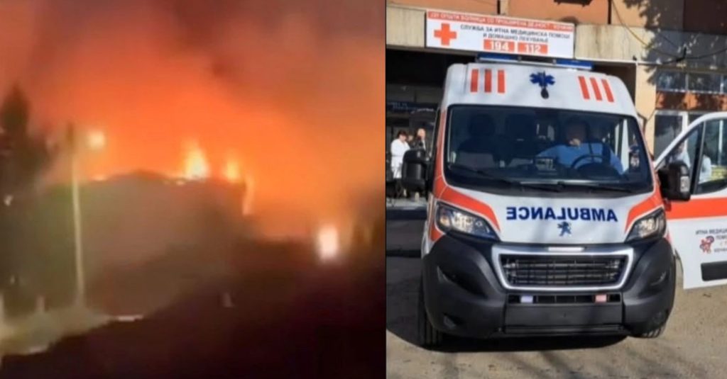 Σκόπια: Νεκρός και ο οδηγός του ασθενοφόρου που μετέφερε θύματα και τραυματίες από τη φονική φωτιά