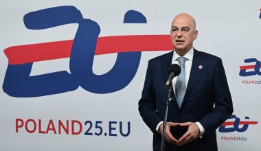 Καταγγελτικός για Τουρκία ο Ν.Δένδιας: «Δεν νοείται ευρωπαϊκή άμυνα με χώρες που απειλούν κράτη μέλη»