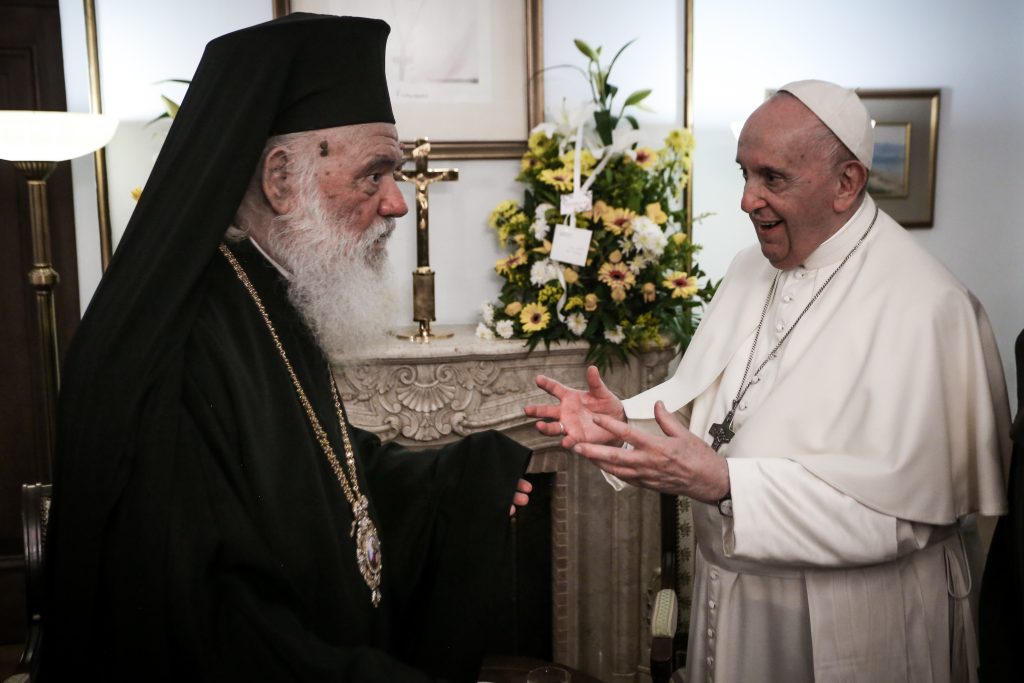 Αρχιεπίσκοπος Ιερώνυμος για Πάπα Φραγκίσκο: «Διατηρούμε στη καρδιά μας την αγάπη και το σεβασμό του για την Ελλάδα»