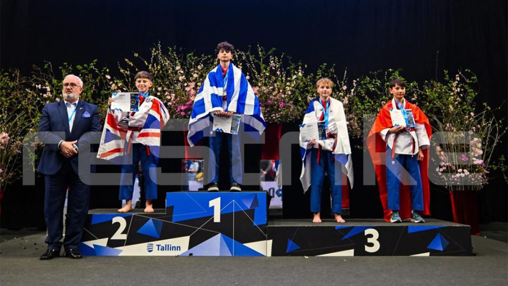 Πρωταθλητής Ευρώπης στο Poomsae Taekwondo αναδείχθηκε ο 13χρονος Νικόλας Καρακατσάνης