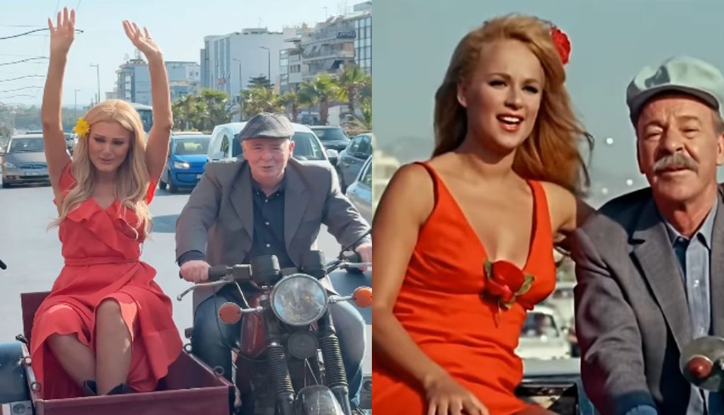 Η Νατάσα Θεοδωρίδου μεταμορφώθηκε σε Α.Βουγιουκλάκη και καβάλησε τρίκυκλο (βίντεο)