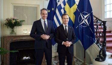 Ο Κ.Μητσοτάκης συνάντησε τον πρωθυπουργό της Σουηδίας στη Στοκχόλμη – Στο επίκεντρο η συλλογική ευρωπαϊκή άμυνα
