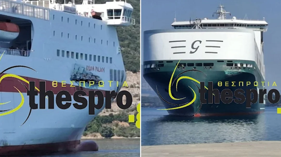 Συγκρούστηκαν πλοία στο λιμάνι της Ηγουμενίτσας (βίντεο)