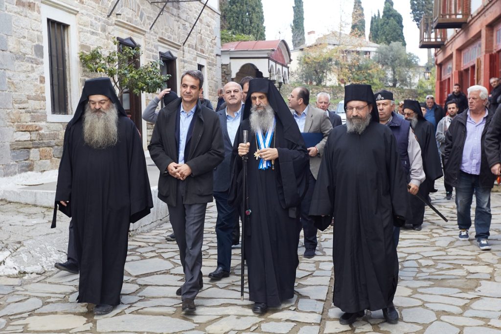 Ο Κ.Μητσοτάκης στο Άγιο Όρος – Θα παραμείνει για δύο ημέρες