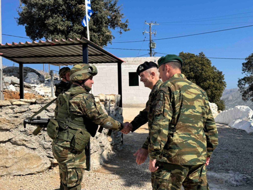 Στην 95 Ανώτερη Διοίκηση Ταγμάτων Εθνοφυλακής ο Α/ΓΕΣ Γεώργιος Κωστίδης (φωτο)
