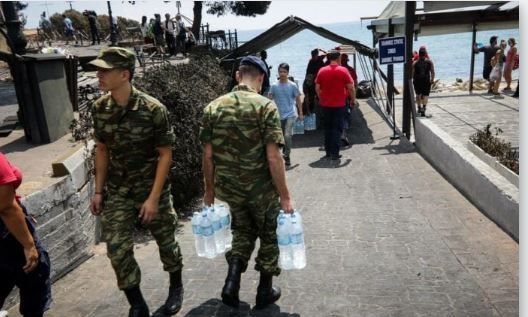 Αχαΐα και Αιτωλοακαρνανία: Συνδρομή των Ενόπλων Δυνάμεων στην αντιμετώπιση των πυρκαγιών