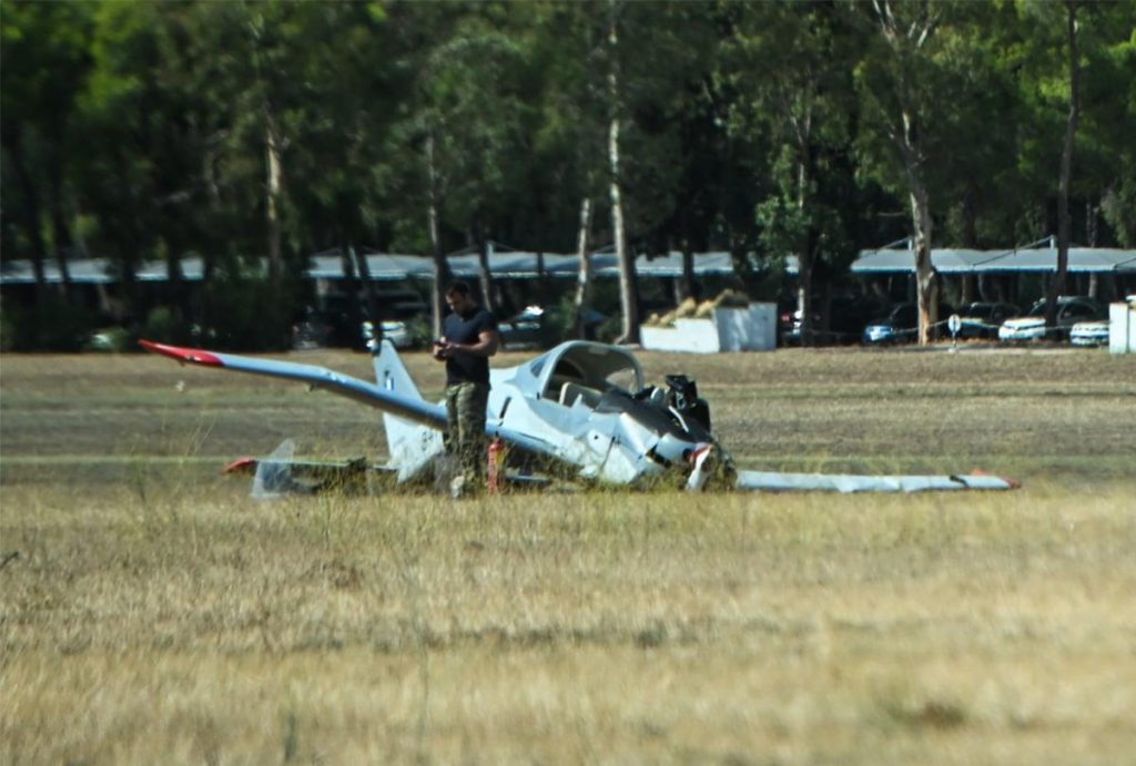 Η ανακοίνωση της Πολεμικής Αεροπορίας για τη συντριβή του εκπαιδευτικού αεροσκάφους στο Τατόι