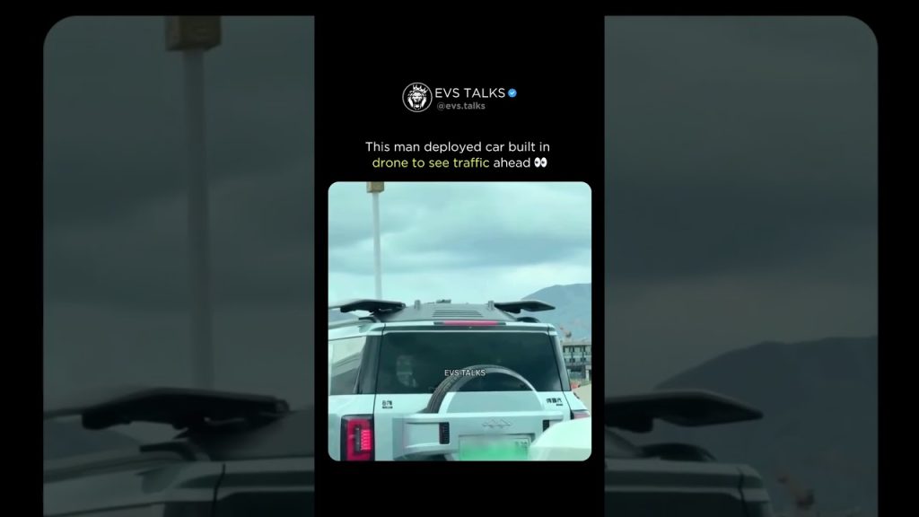 Βίντεο: Οδηγός στην Κίνα χρησιμοποιεί drone για να βλέπει την κυκλοφορία μπροστά του!