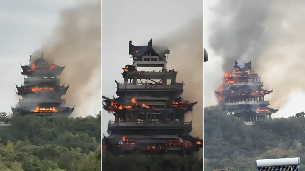 Κίνα: Το μοιραίο λάθος ενός τουρίστα που προκάλεσε τη φωτιά στον 1.500 ετών ναό Yongqing (βίντεο)