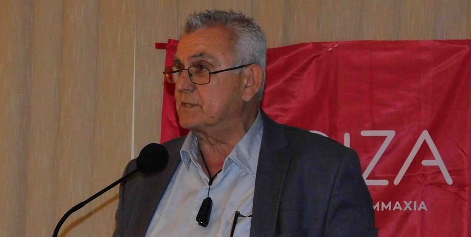 O Σπύρος Δέδογλου παραιτήθηκε από την ΚΕ του ΣΥΡΙΖΑ