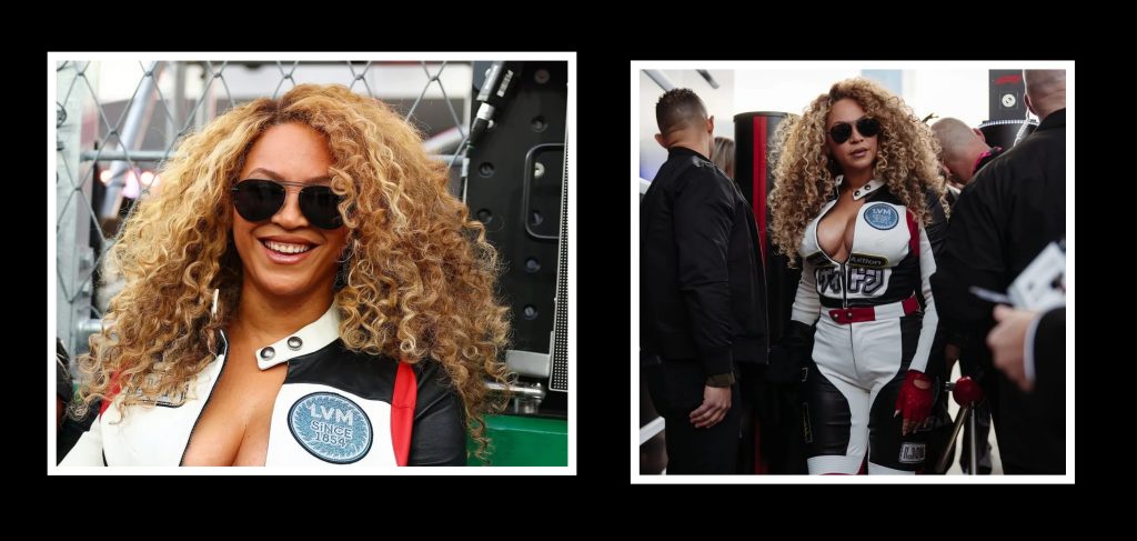 «Όλα στην φόρα» από την Μπιγιονσέ: Πήγε στο Grand Prix με αβυσσαλέο ντεκολτέ (βίντεο)