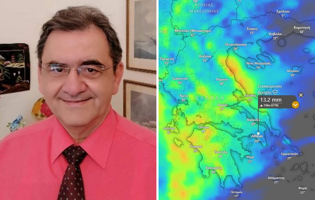 «Πνίγηκε» η Αττική με 40 χιλιοστά βροχής – Γιατί συνέβη αυτό σύμφωνα με τον Θοδωρή Κολυδά