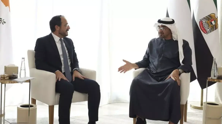 Στην Κύπρο για πρώτη φορά ο πρόεδρος των ΗΑΕ: Θα υπογράψει Κοινή Διακήρυξη με τον Ν.Χριστοδουλίδη