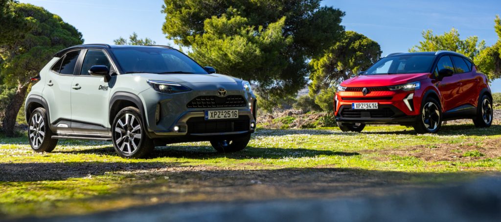 Συγκρίνουμε υβριδικά B-SUV: Renault Captur vs Toyota Yaris Cross