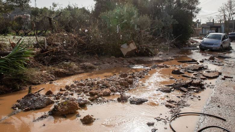 Νάξος: Σε κατάσταση έκτακτης ανάγκης δύο κοινότητες λόγω της κακοκαιρίας