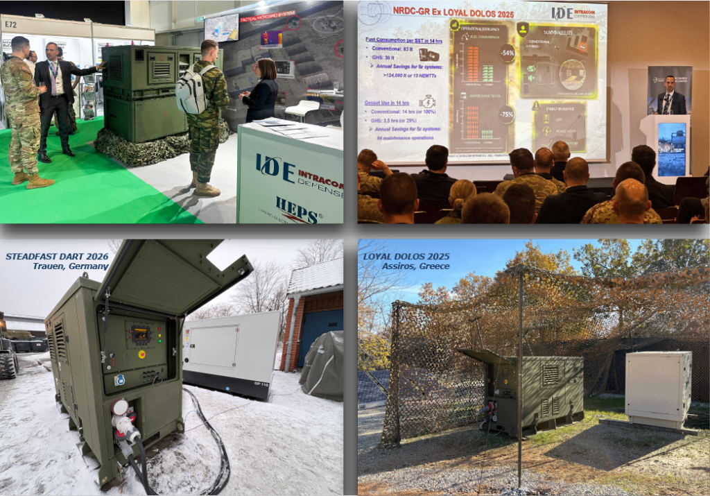 Η IDE επιδεικνύει προηγμένες υβριδικές ενεργειακές δυνατότητες σε ασκήσεις του ΝΑΤΟ