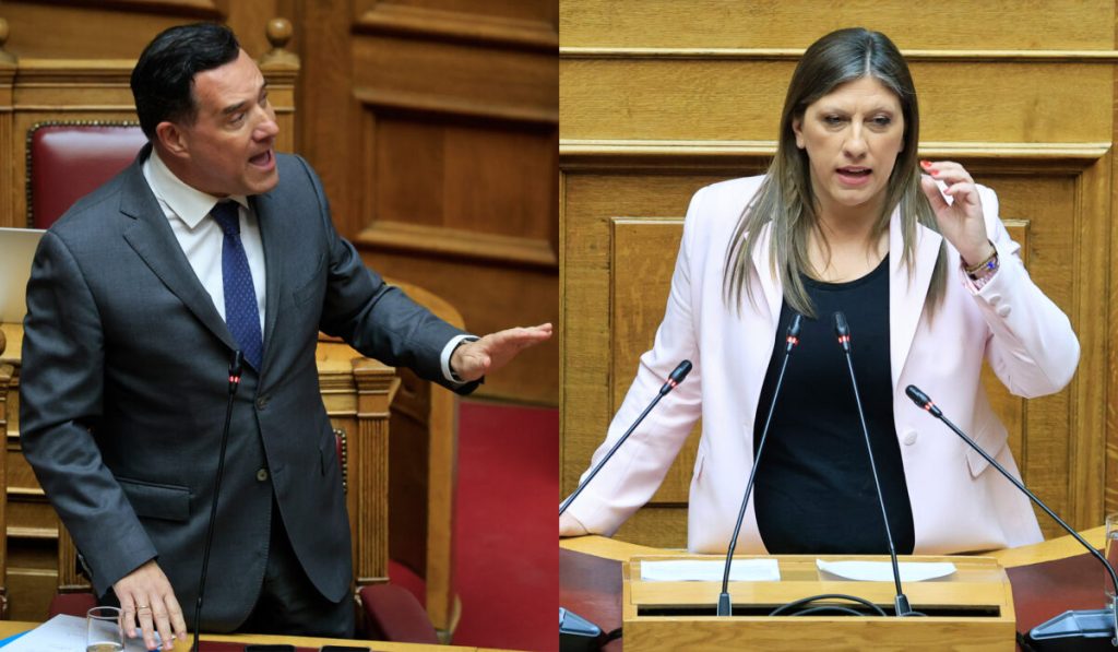 Η Ζ.Κωνσταντοπούλου δημοσίευσε στο TikTok το βίντεο με τον Α.Γεωργιάδη να τρώει… κρακεράκια μέσα στη Βουλή