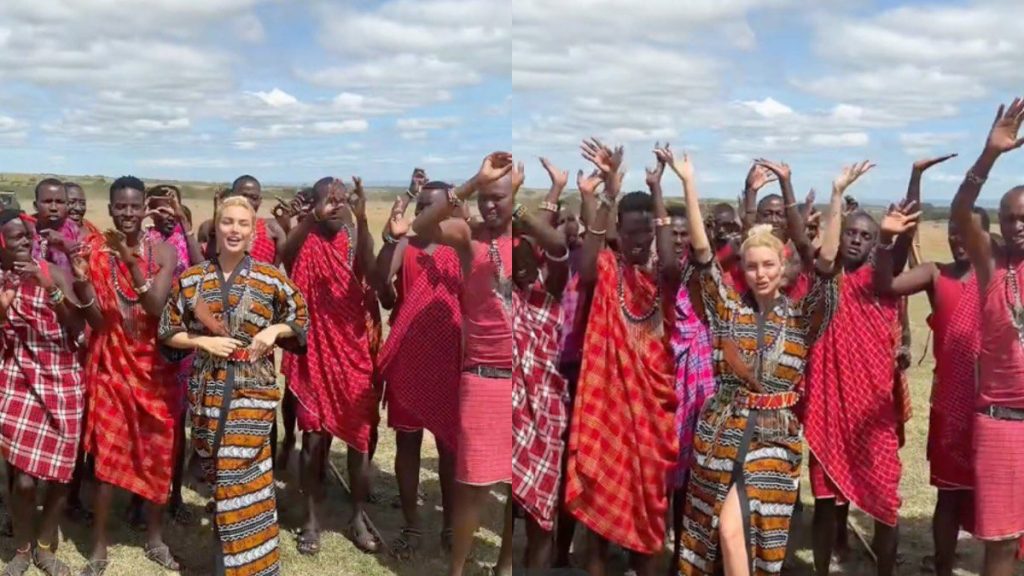 Ο χορός της Αλεξάνδρας Παναγιώταρου με τους Μασάι: Έστησαν γλέντι με τραγούδι της Έλλης Κοκκίνου – Δείτε βίντεο